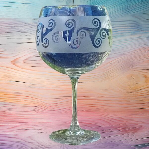 Gin Glass - Sand Blasted